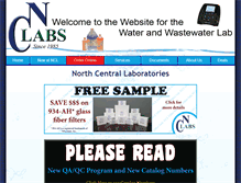 Tablet Screenshot of nclabs.com